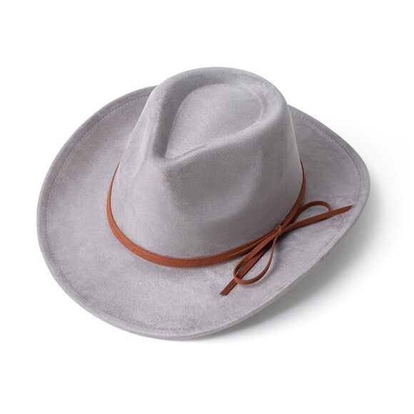 1761 Suede Cowboy Hat For Women And Men Classic Western Cowboy Hats With Wide